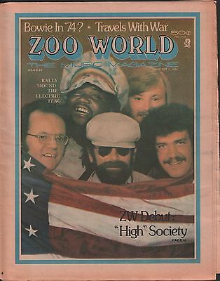 Zoo World Magazine No.64 August 1 1974 ZW, David Bowie EX 120215DBE2