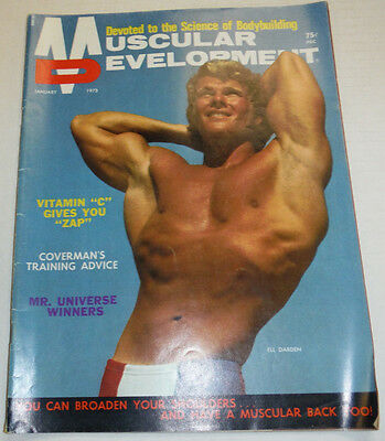Muscular Development Magazine El Darden Mr Universe January 1973 111914R