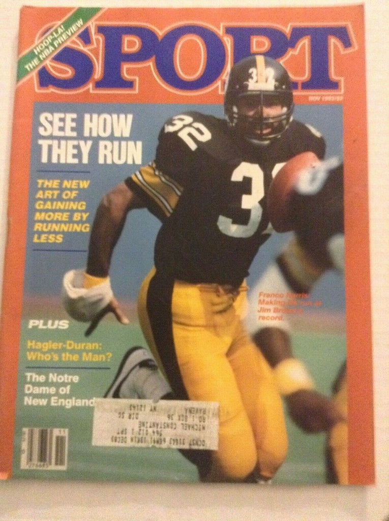 Sport Mag Franco Harris Marvin Hagler November 1983 082419nonrh