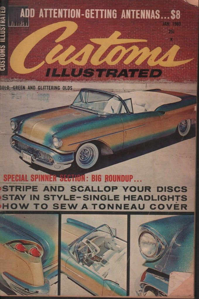 Custom Illustrated January 1963 Alex Walordy Harlan Shultz 082118DBE