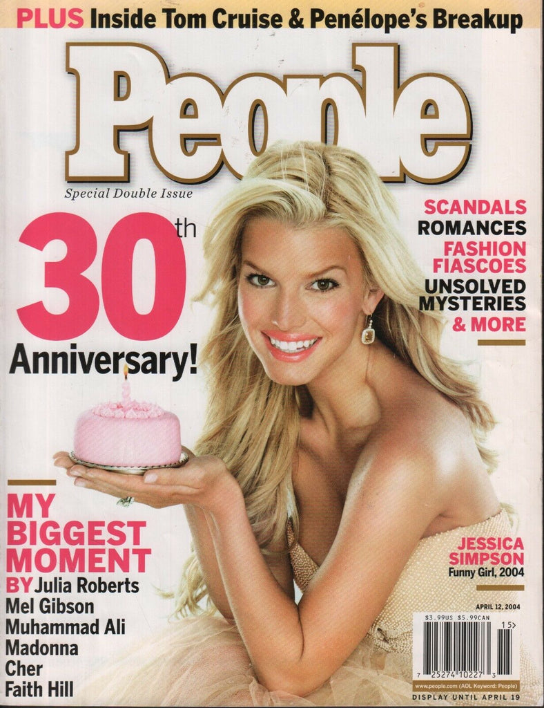 People Weekly April 12 2004 30th Anniversary Jessica Simpson 050918DBE