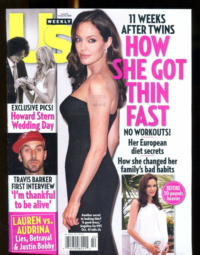 Us Magazine October 20 2008 Angelina Jolie EX No ML 022217nonjhe