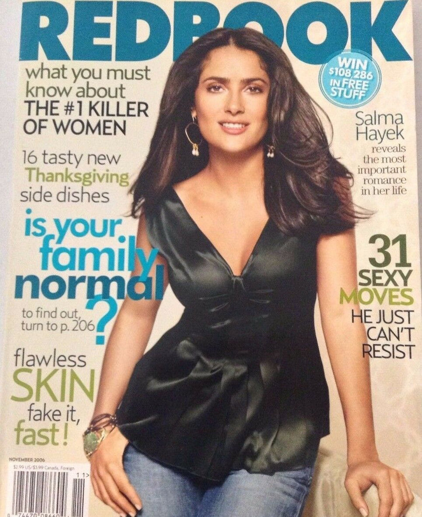 Redbook Magazine Salma Hayek November 2006 NO ML EXC 072617nonrh