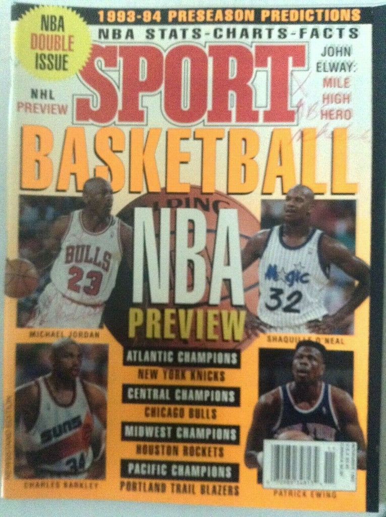 Sport Magazine Michael Jordan Shaquille O' Neal November 1993 NO ML 051019nonrh