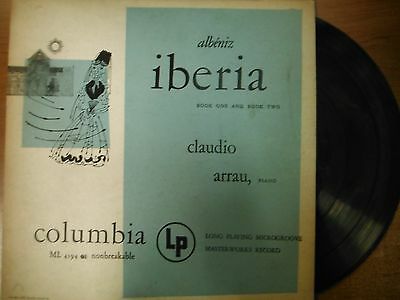 33 RPM Vinyl Albeniz Iberia Book 1&2 Columbia Records XLP1275 LP 012815SM