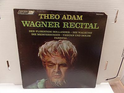 Theo Adam Wagner Recital London 0826093 English Import 33rpm 083016DBE