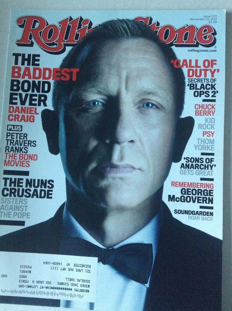 Rolling Stone Magazine Daniel Craig Call Of Duty November 22, 2012 062117nonrh