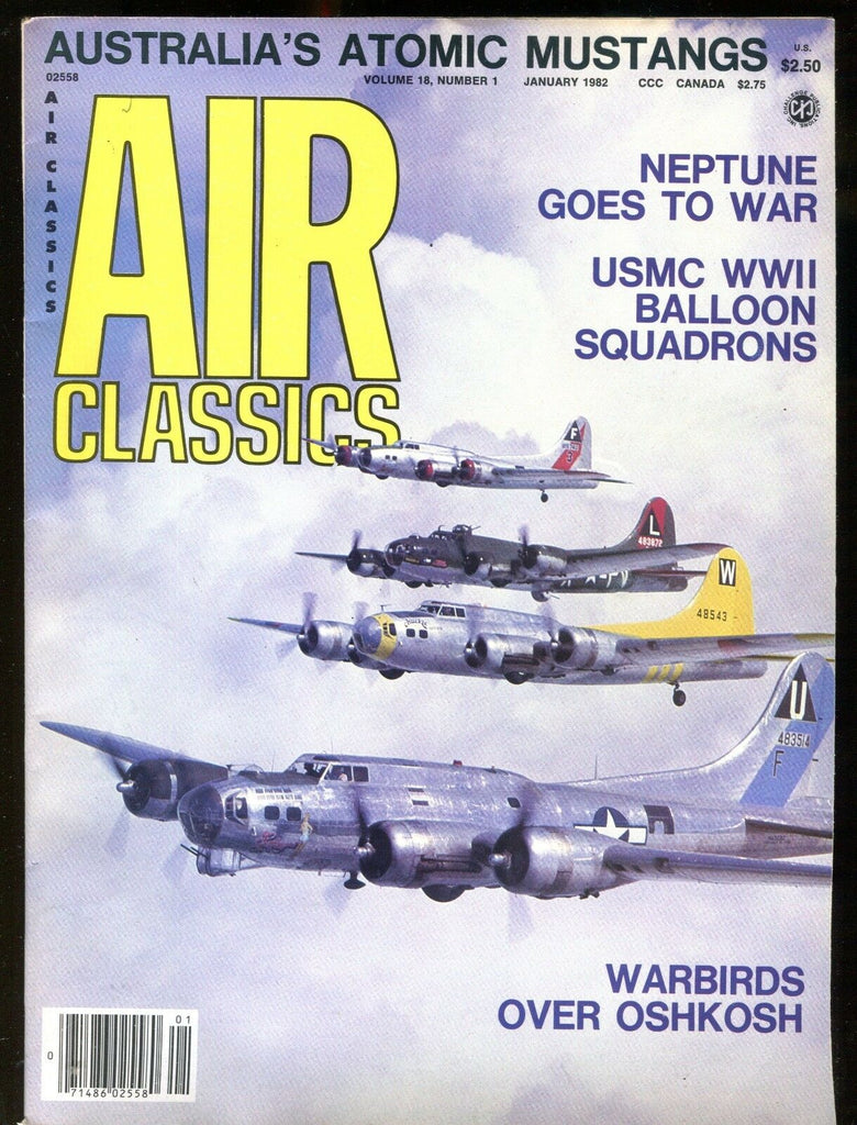 Air Classics Magazine January 1982 Warbirds Oshkosh EX No ML 010217jhe
