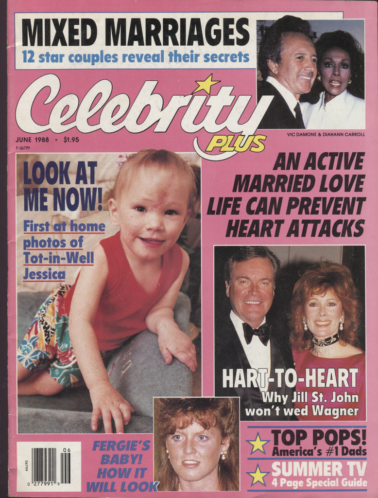 Celebruty June 1988 Vic Damone Fergie Diahann Carroll 040620DBE