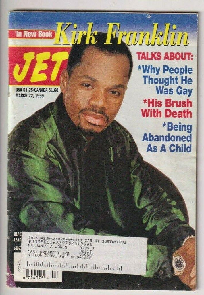 Jet Mag Kirk Franklin His New Book March 22, 1999 112619nonr