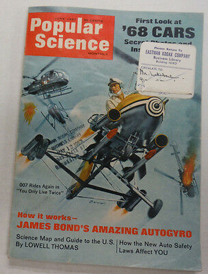 Popular Science magazine 007 Rides Again June 1967 062015R
