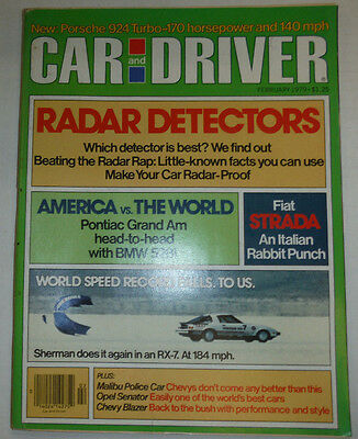 Car And Driver Magazine Fiat Strada Sherman Does It February 1979 NO ML 030315r