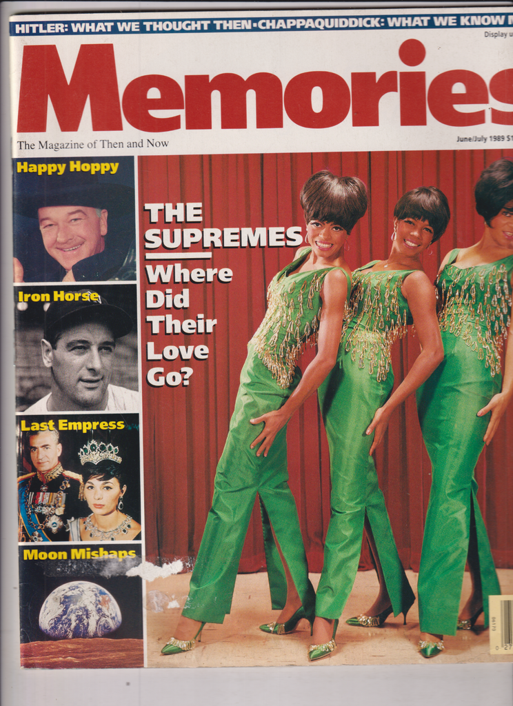 Memories Mag The Supremes Adolf Hitler June/July 1989 012720nonr