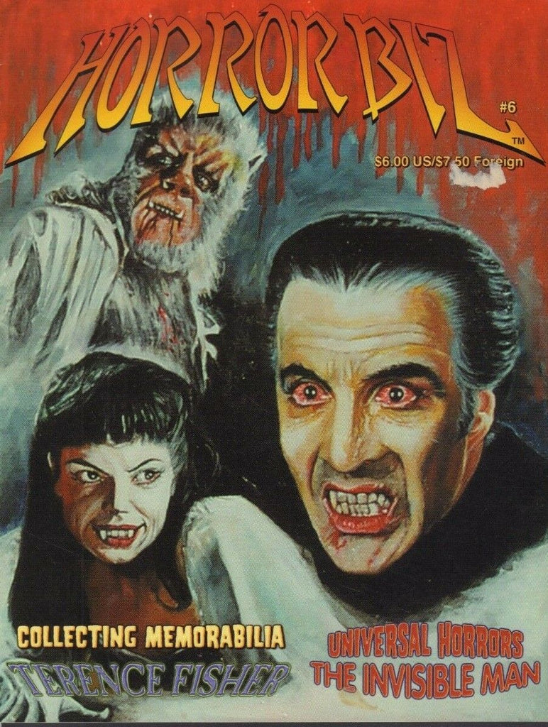 Horror Biz #6 Terence Fisher Dave Baumuller Veronica Carlson 011719DBE