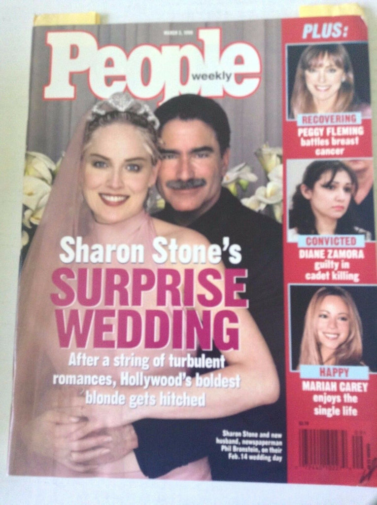 People Magazine Sharon Stone Suprise Wedding March 2, 1998 051117nonrh