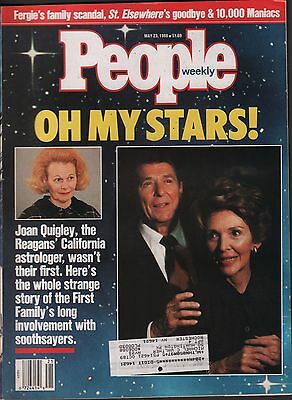 People Weekly Mya 23 1988 Joan Quigley, Ronald Reagan w/ML EX 012916DBE