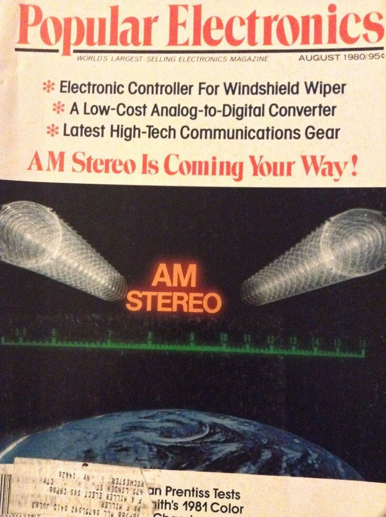 Popular Electronics Magazine Am Stereo Is Coming August 1980 011019nonrh