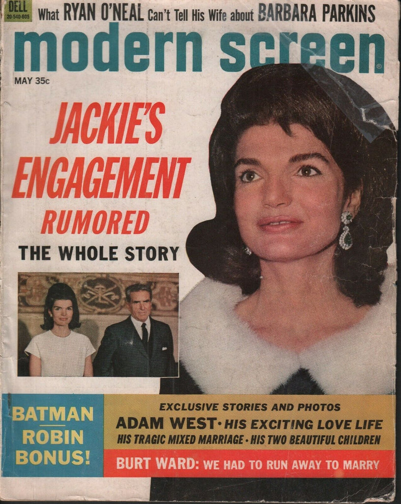 Modern Screen May 1966 Jackie Kennedy Adam West Barbara Parkins 062019AME