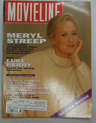 Movieline Magazine Meryl Streep Luke Perry Patrick Swayze August 1992 052515R