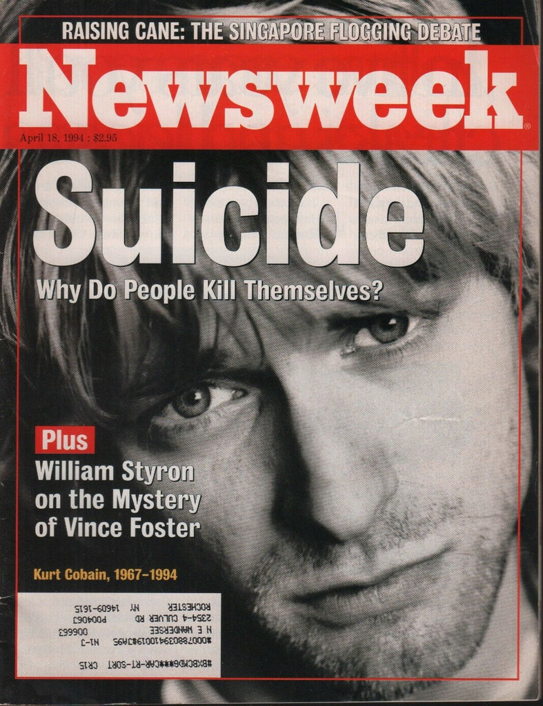 Newsweek April 18 1994 Kurt Cobain William Styron 100818ame