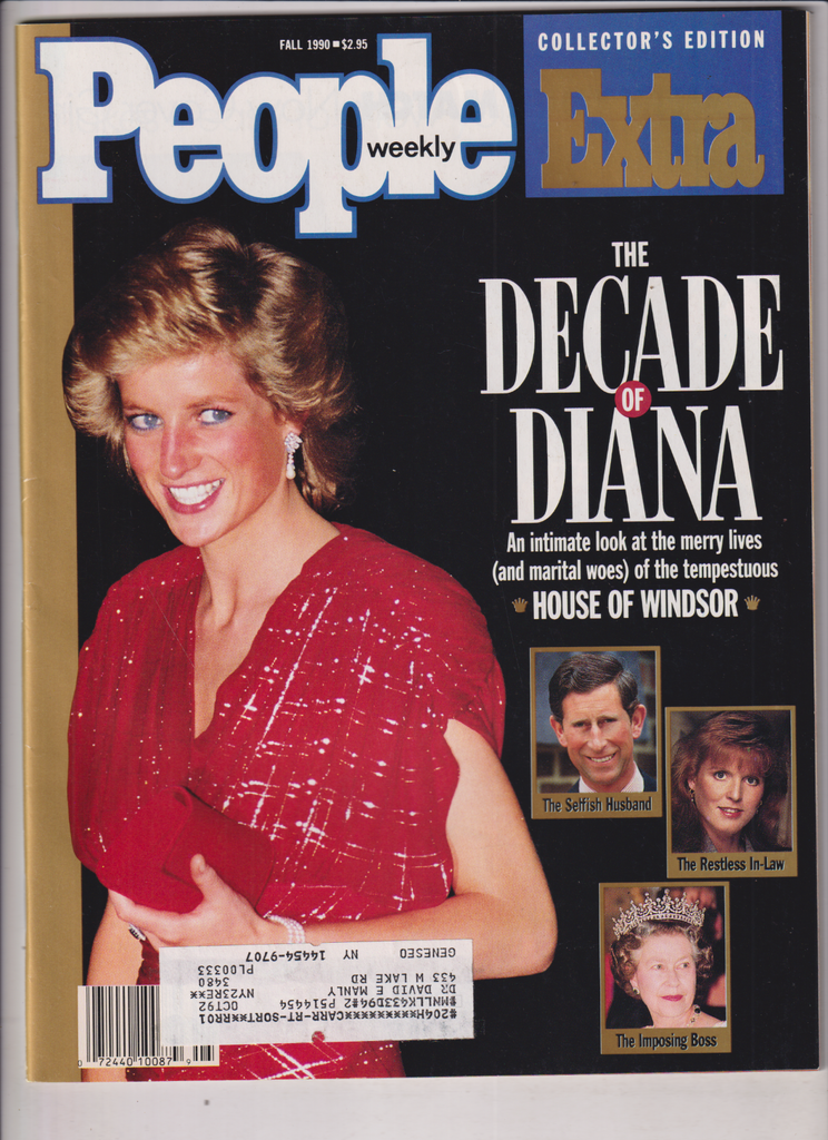 People Weekly Extra Mag Princess Diana Queen Elizabeth Fall 1990 012720nonr