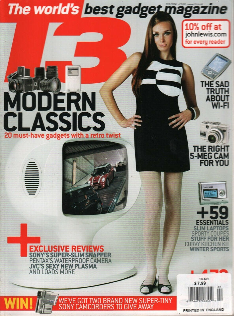 T3 UK Technology Magazine February 2004 Sony Pentax Winter Sports 012220AME2