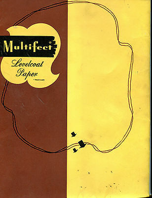 1942 Multifect Levelcoat Paper Brochure w/Paper VG 071316jhe
