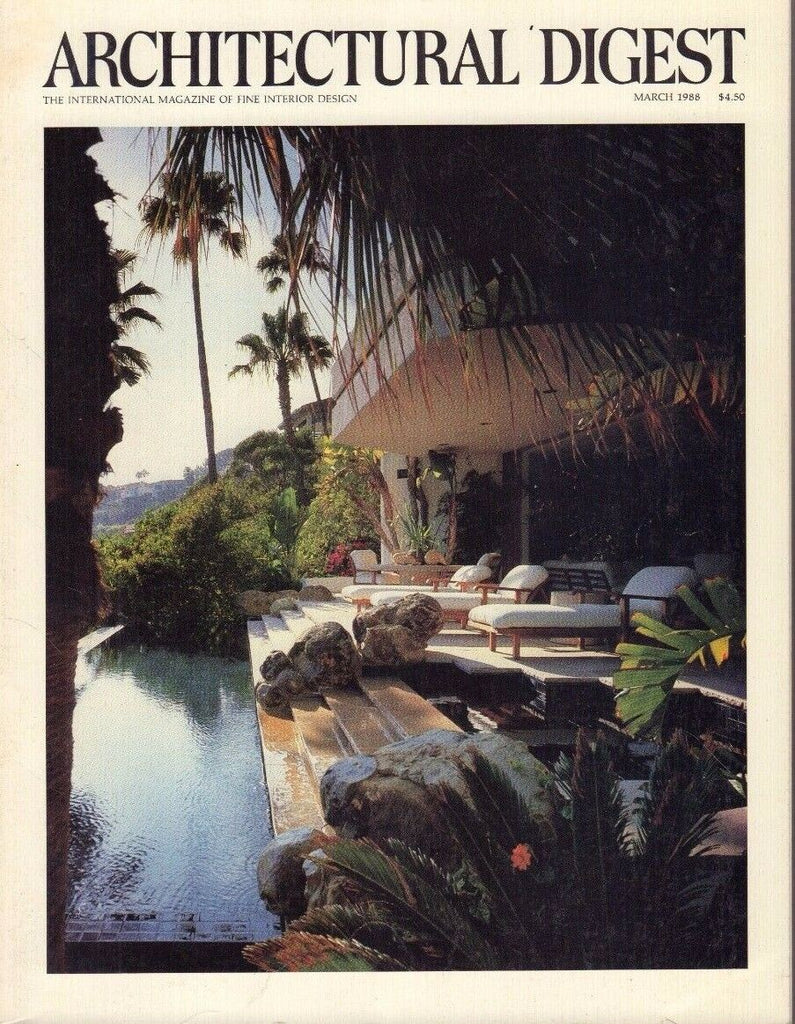 Architectural Digest March 1988 Alfred Baldwin, Dean Baldwin 021617DBE3