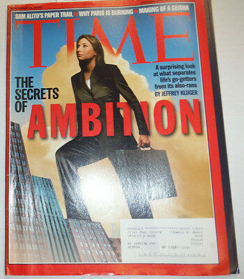 Time Magazine The Secrets OF Ambition Sam Alito November 2005 050815R