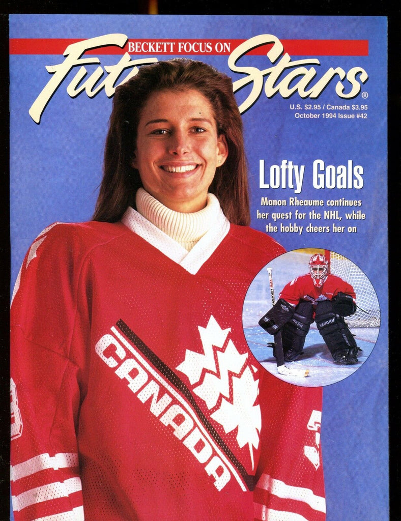 FS Future Stars Beckett Magazine October 1994 Manon Rheaume EX jhscd5