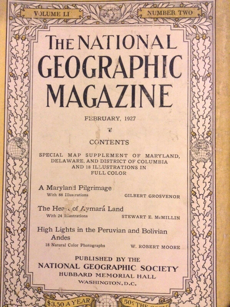 National Geographic Magazine A Maryland Pilgrimage February 1927 052418nonrh