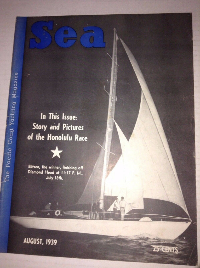 Sea Magazine The Honolulu Race Diamond Head August 1939 042217nonrh2
