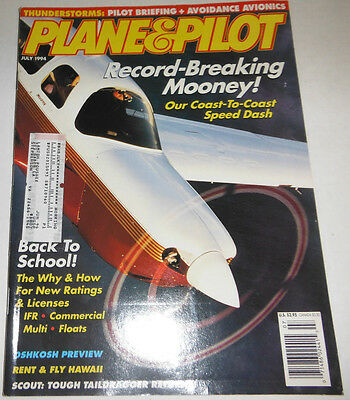 Plane & Pilot Magazine Record Breaking Mooney July 1994 080514R1