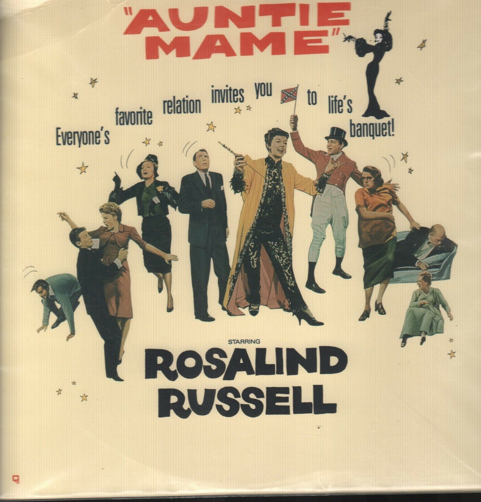 Auntie Mame Rosalind Russell Widescreen WB Extended 1990 Laser Disc 110618AMLD