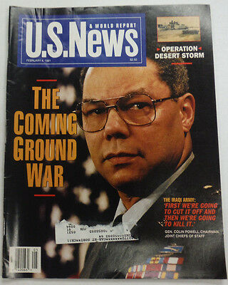 U.S. News Magazine Colin Powell February 1991 012215R