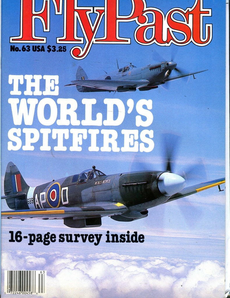FlyPast Magazine October 1986 World's Spitfires EX No ML 112616jhe
