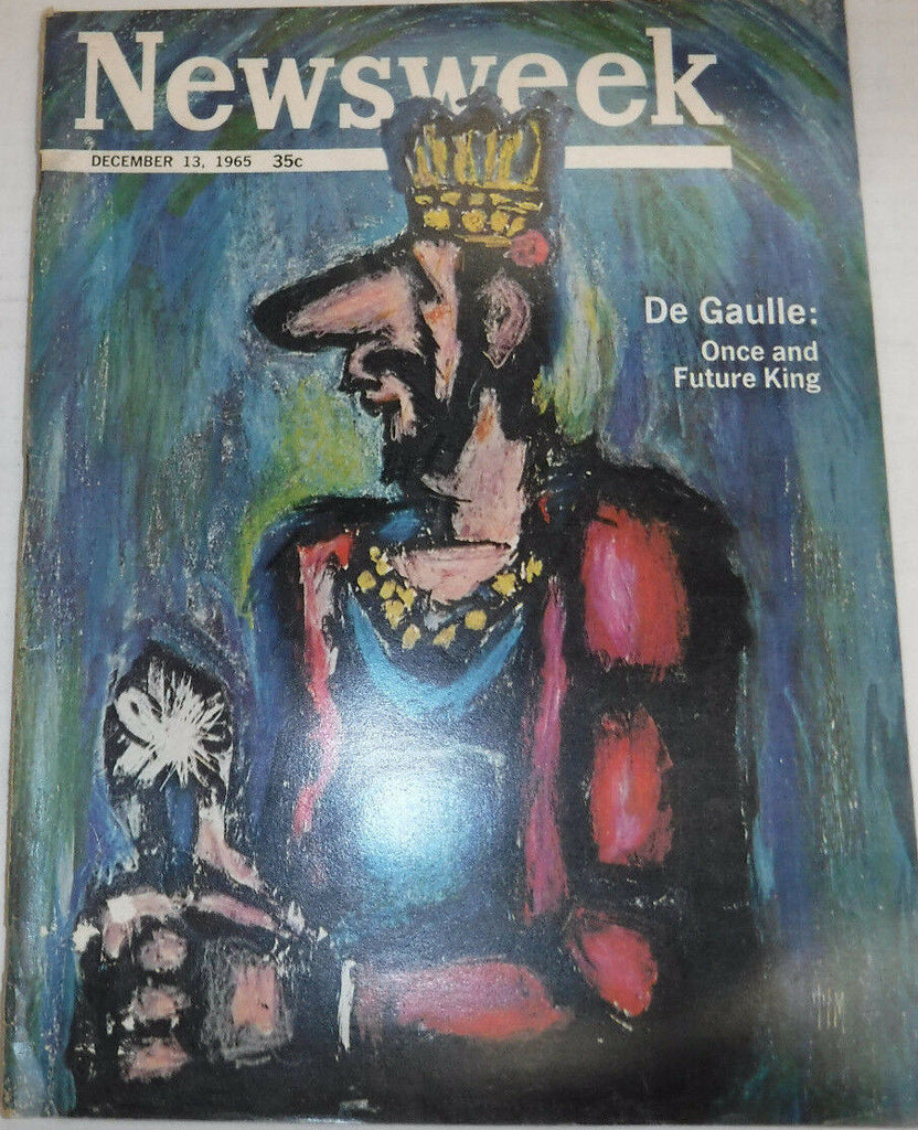 Newsweek Magazine De Gaulle December 13, 1965 101116R