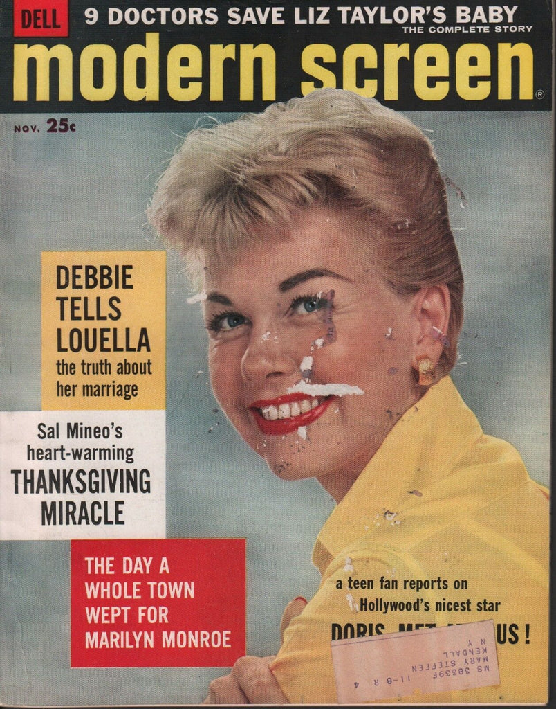 Modern Screen November 1957 Debbie Reynolds 051918DBE