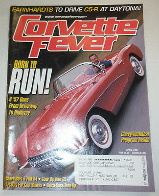 Corvette Fever Magazine A '57 Goes From Driveway To Highway April 2001 022715r