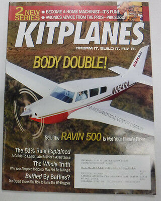 Kitplanes Magazine Ravin 500 April 2007 072215R