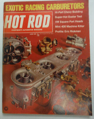 Hot Rod Magazine Racing Carburetors & Hi-Perf Chevy No ML June 1970 050215R