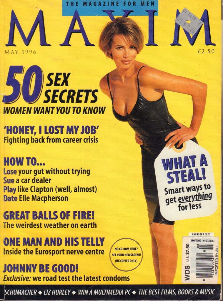 Maxim May 1996 British Liz Hurley 081717DBE2