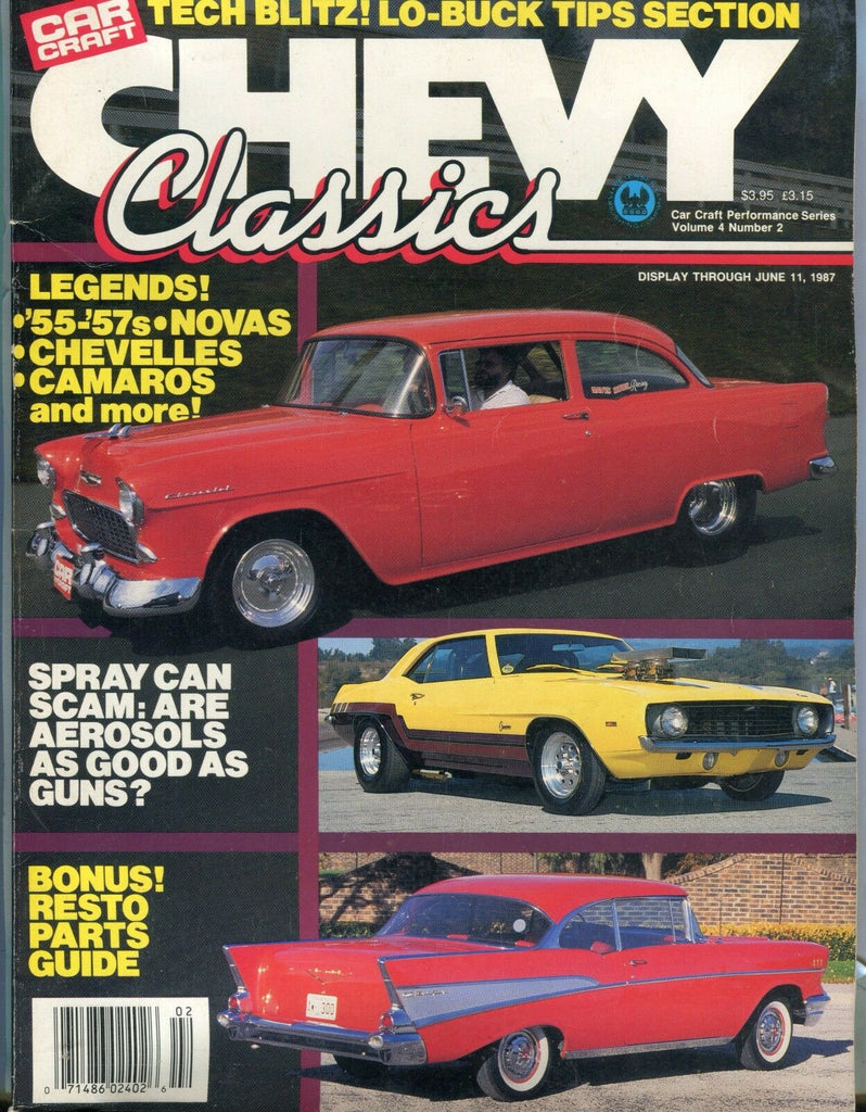 Chevy Classics Magazine 1987 Nova Chevelle EX No ML 021717jhe
