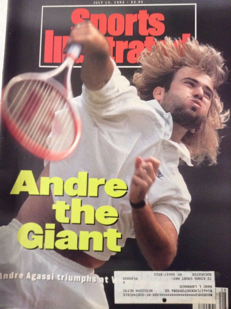 Sports Illustrated Magazine Angre Agassi July 13, 1992 082017nonrh2