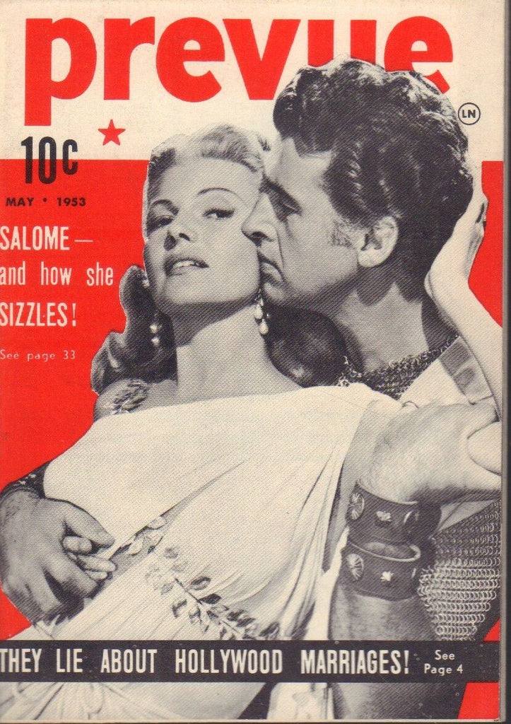 Prevue Digest May 1953 Arlene Dahl Cheesecake Pin Up 091318AME2