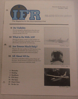 IFR Pilot Magazine On Visibility & ADF October 1993 FAL 061815R