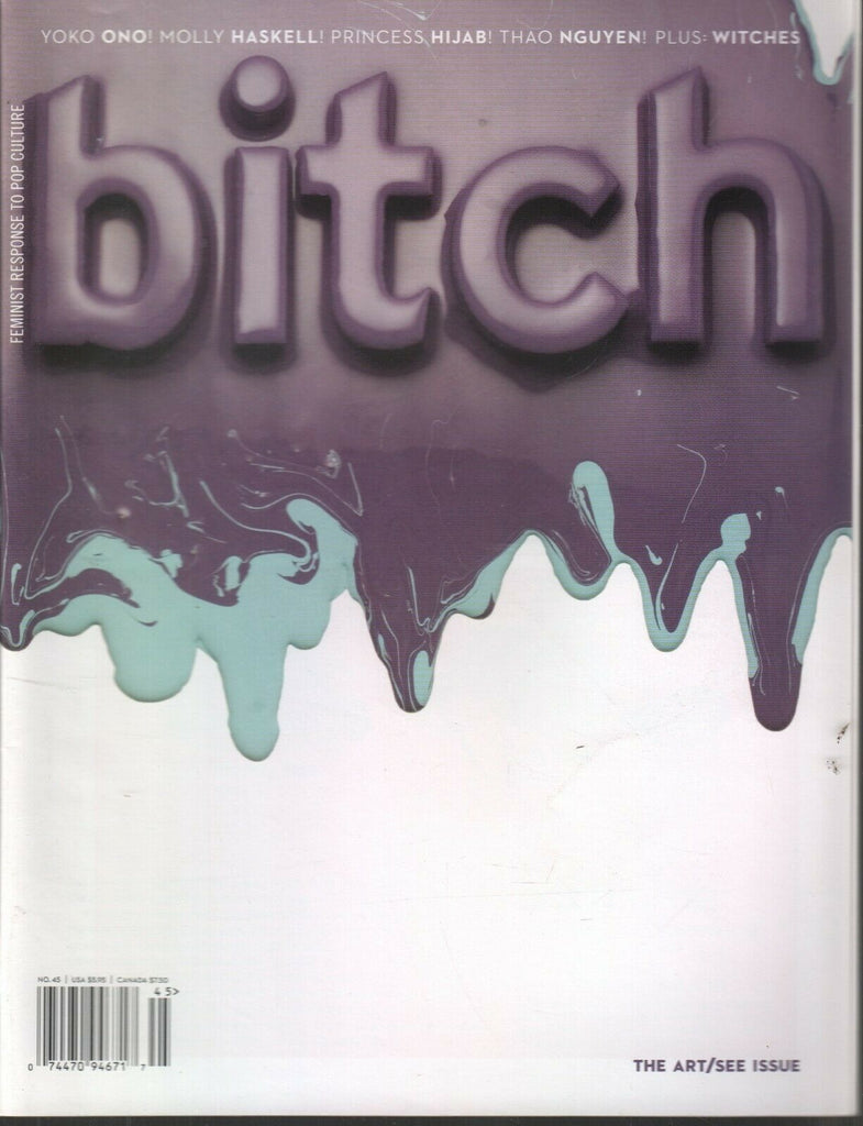 Bitch Feminist Magazine Winter 2009 #45 Yoko Ono Molly Haskell 120519AME