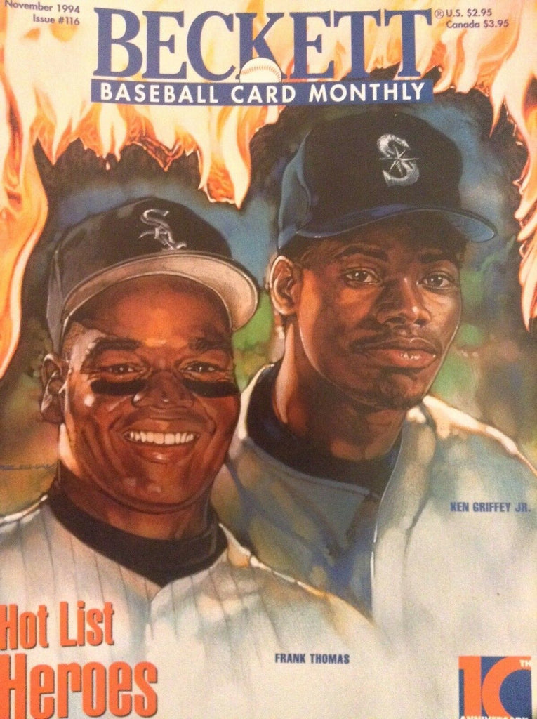 Beckett Tribute Magazine Frank Thomas Griffey Jr. November 1994 071718nonrh