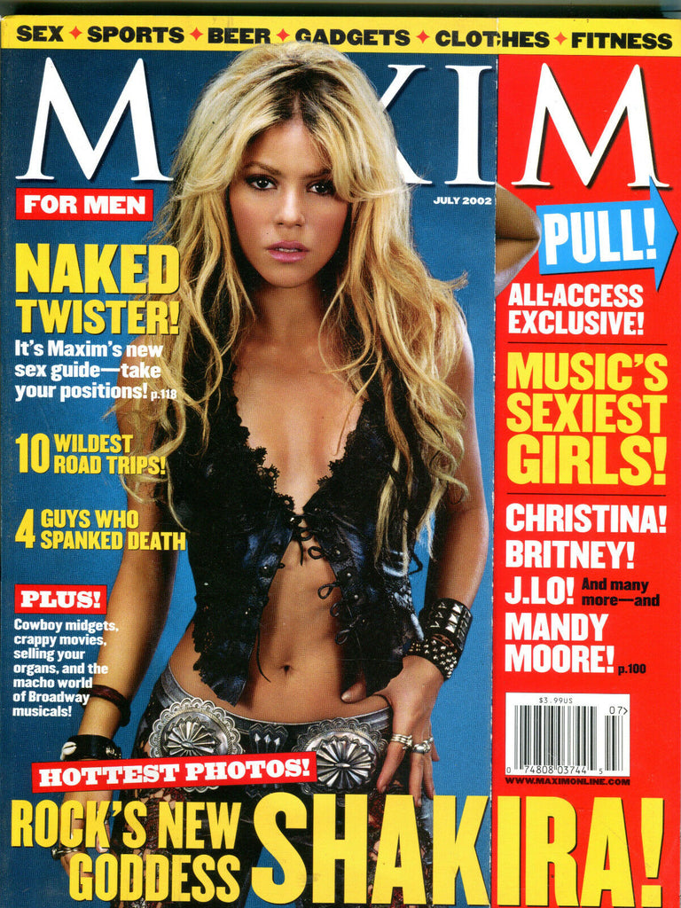 Maxim Magazine July 2002 Shakira! EX 081816jhe