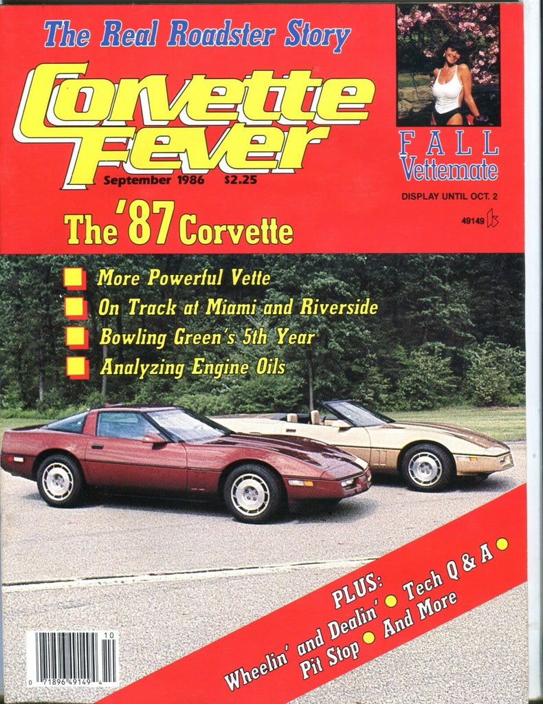 Corvette Fever Magazine September 1986 The '87 Corvette 071017nonjhe